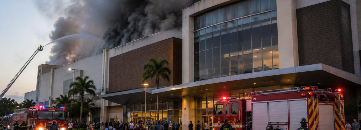 Incêndio em shopping reforça importância da proteção patrimonial para empresas